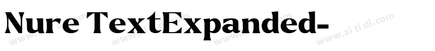 Nure TextExpanded字体转换 Nure TextExpanded字体转换
